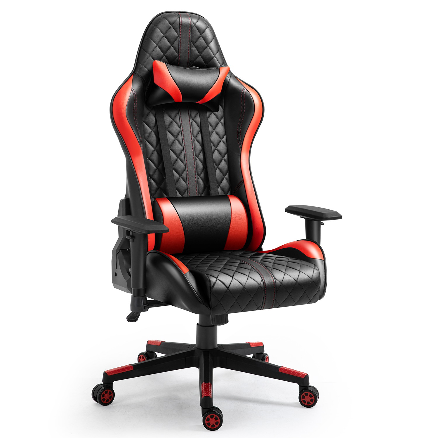 AMINITURE Gaming Chairs High Back Ergonomic Office Chair Racing Video Game Chair with Adjustable Armrests Headrest and Lumbar Pillow E-Sports Chair
