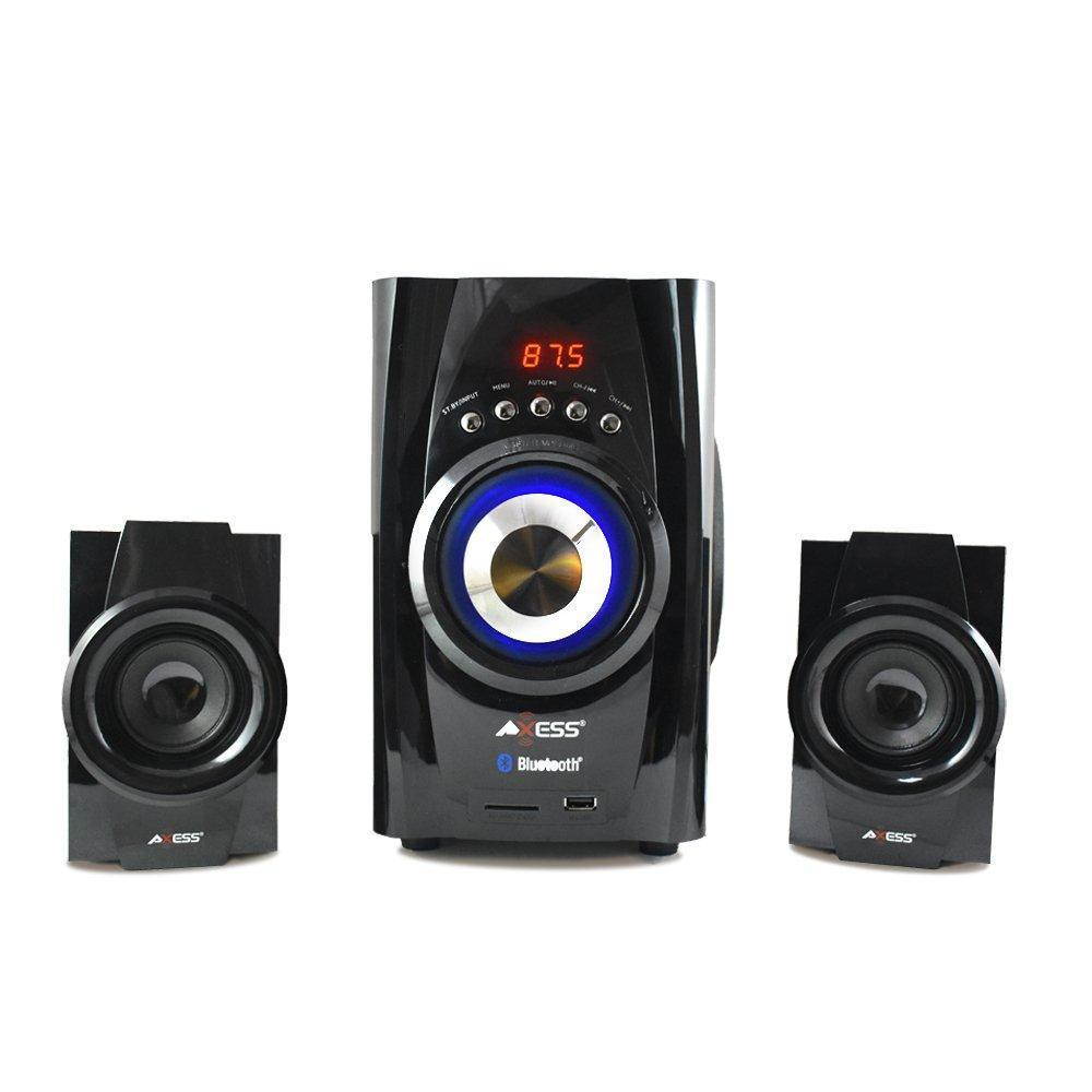 AXESS MSBT3901BK Mini Entertainment System with Bluetooth