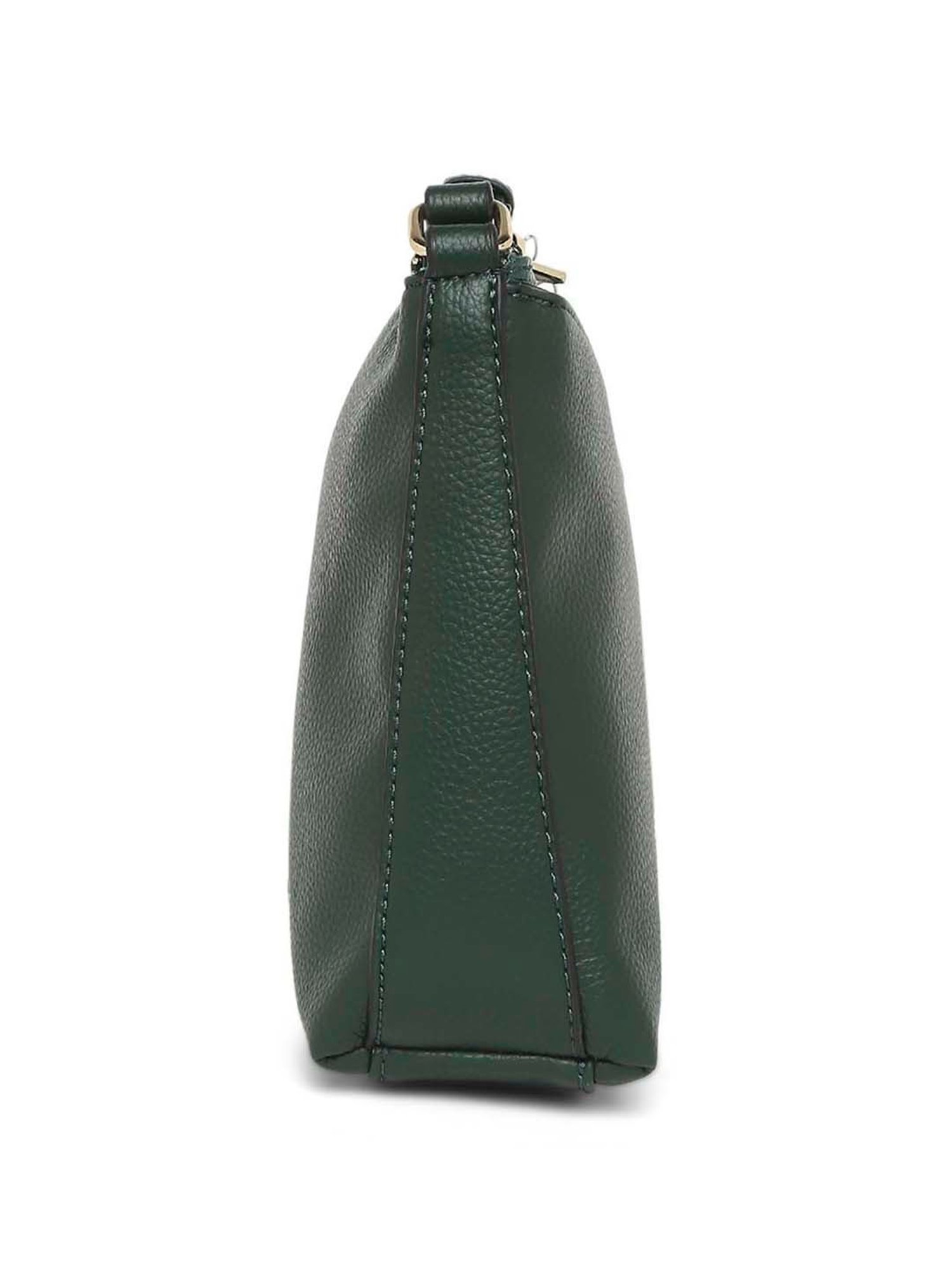 Marina Galanti Green Solid Medium Sling Handbag