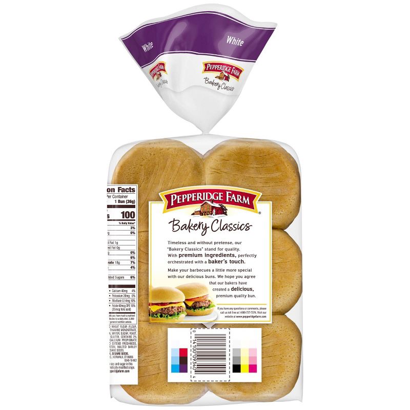 Pepperidge Farm Bakery Classics White Slider Buns - 15oz/12ct