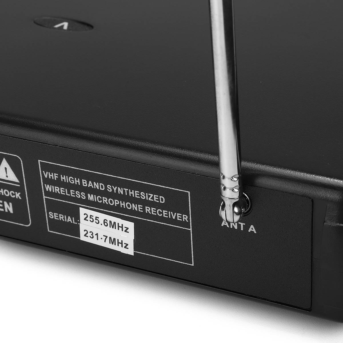 J.I.Y V-2 Dual Wireless Handheld VHF Microphone System LCD Display Mic Karaoke KTV Microphones Upgrade