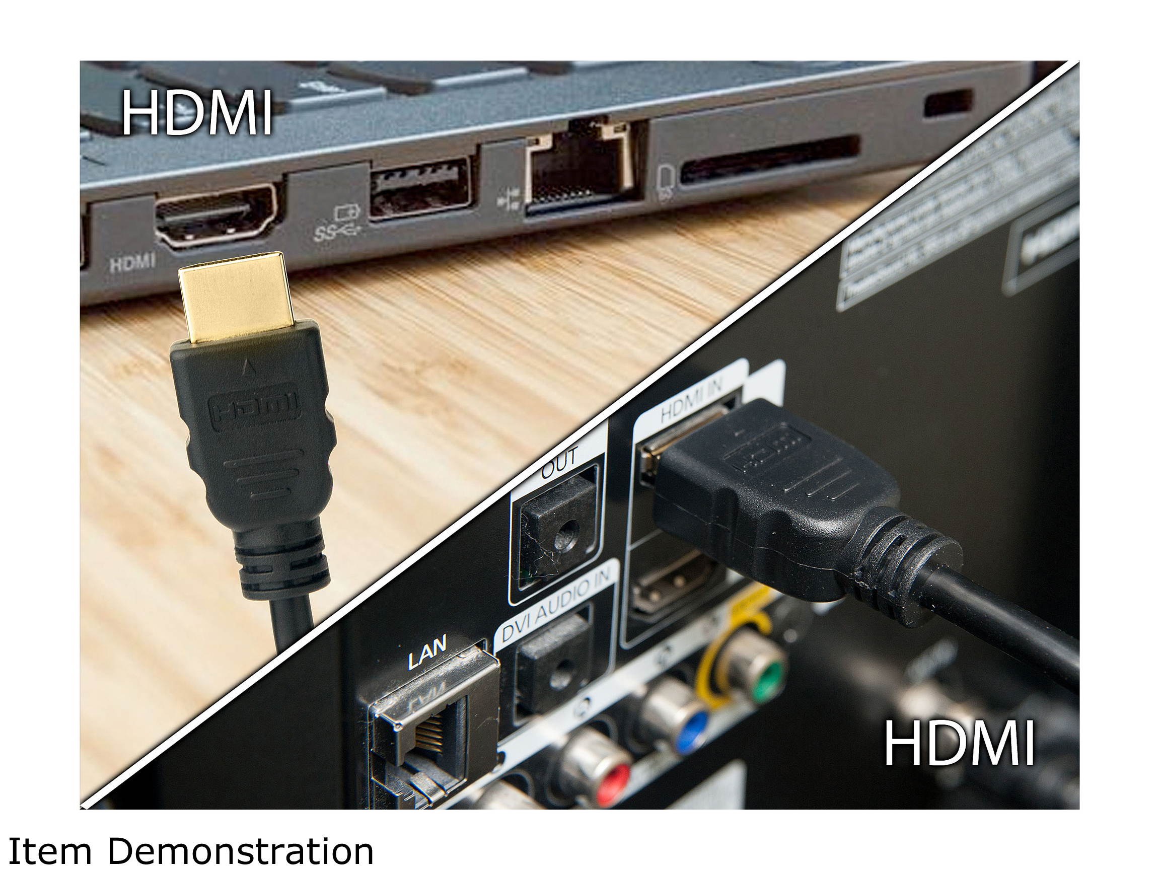 Omni Gear HD-3-21 3 ft. 8K HDMI Cable Ultra HD High Speed 48Gbps HDMI 2.1 Cable 8K 60Hz 4K 120Hz