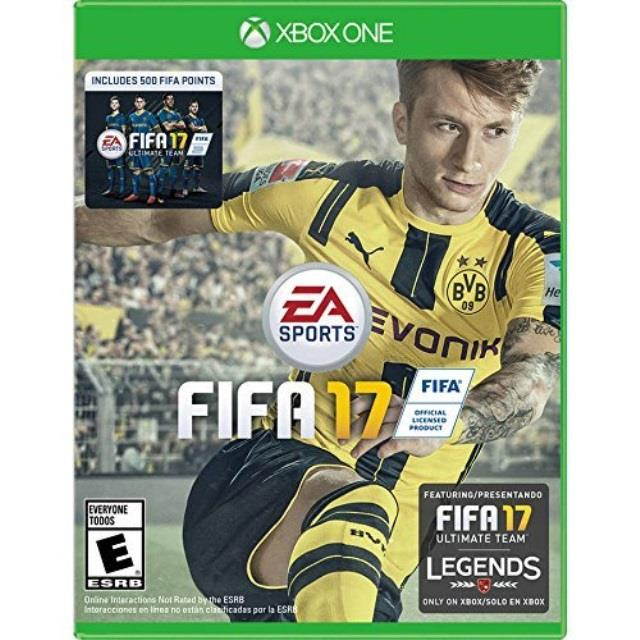 fifa 17 xbox one with bonus 500 fifa ultimate team points  xbox one