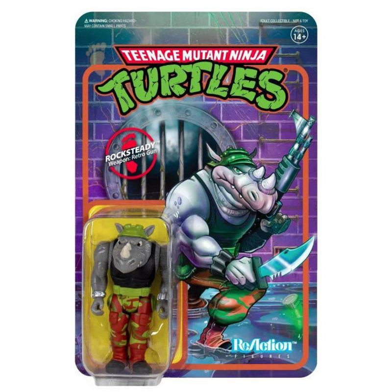 Super 7 ReAction Figure - TMNT - Rocksteady