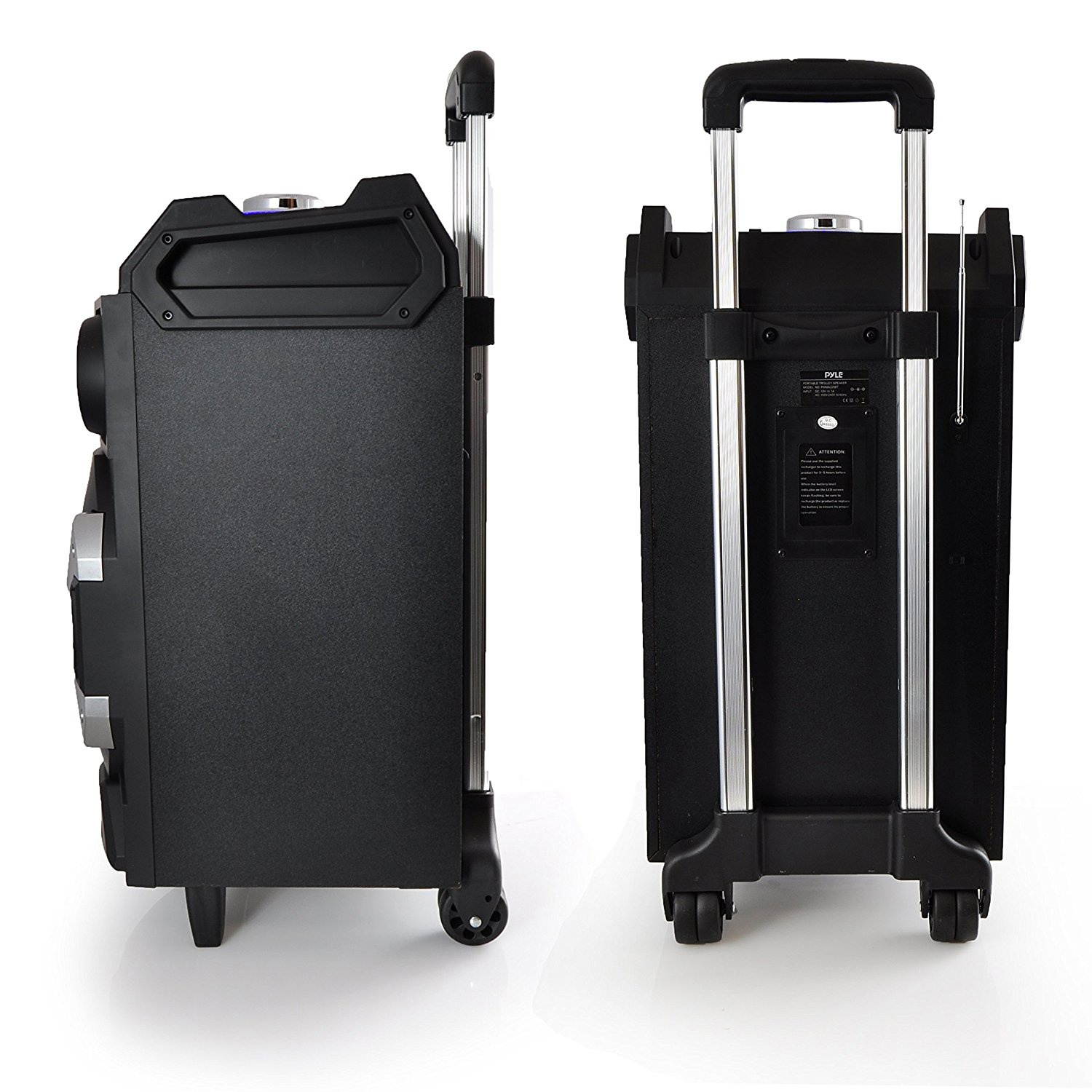 Pyle PA Loudspeaker Portable Bluetooth Karaoke System w/ Wireless Mic (4 Pack)