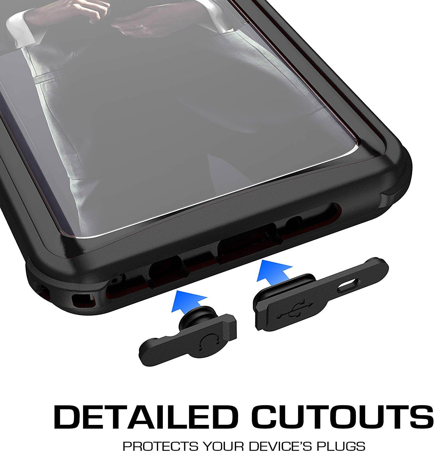 Ghostek Nautical Galaxy S10e Waterproof Case with Screen Protector Super Heavy Duty Protection Rugged Shockproof Full Body Underwater Watertight Seal Cover for 2019 Galaxy S10e (5.8 Inch) - (Black)