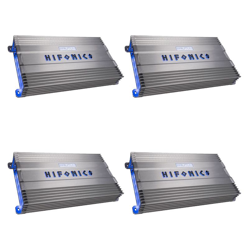 Hifonics 4 x BG-2500.1D Brutus Gamma Mono D 2500W Car Audio Subwoofer Amp Amplifer (4 Pack)
