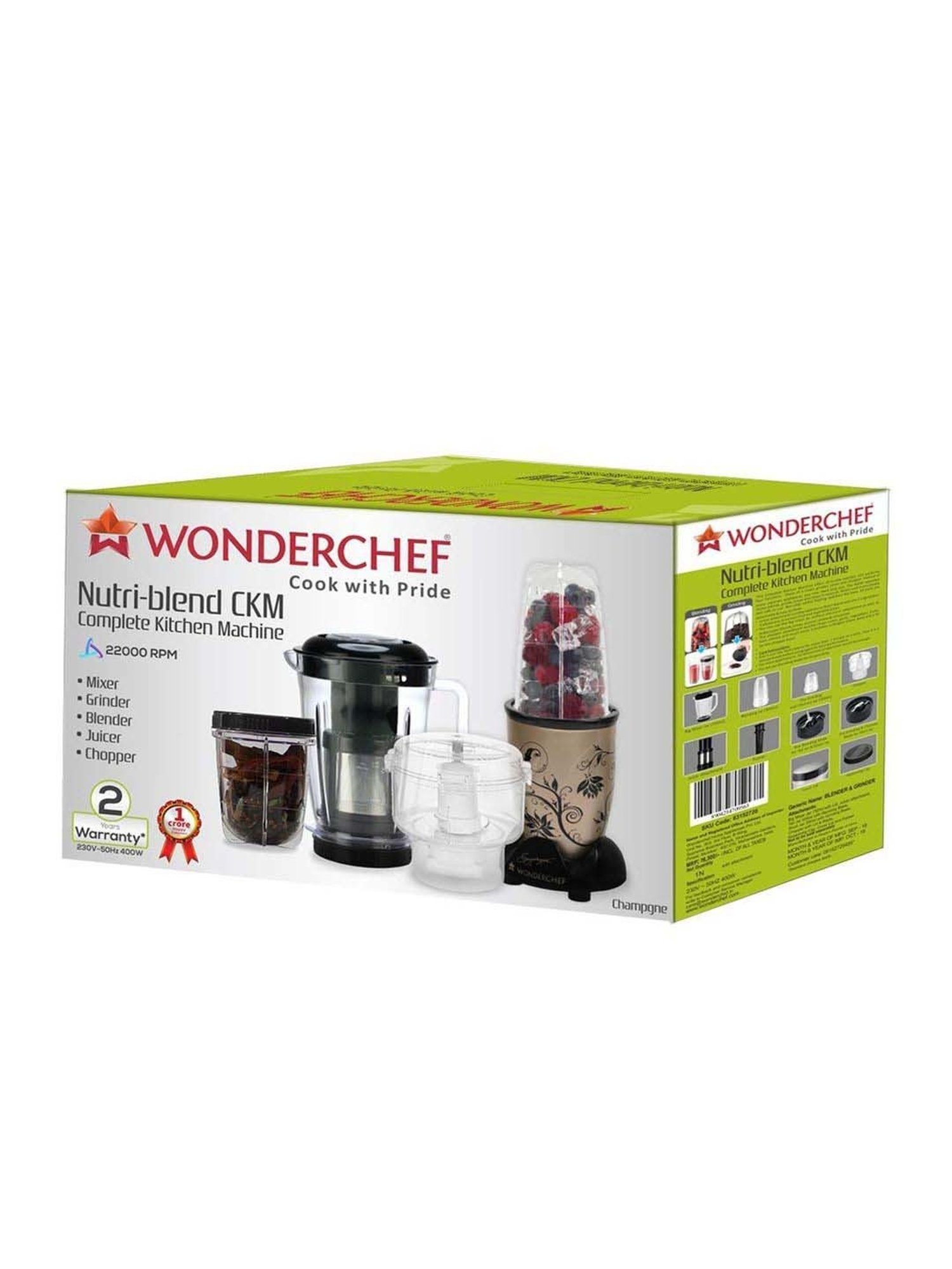 BLACK+DECKER BXCJ0101IN Citrus Juicer 30 Watt 1L (White)