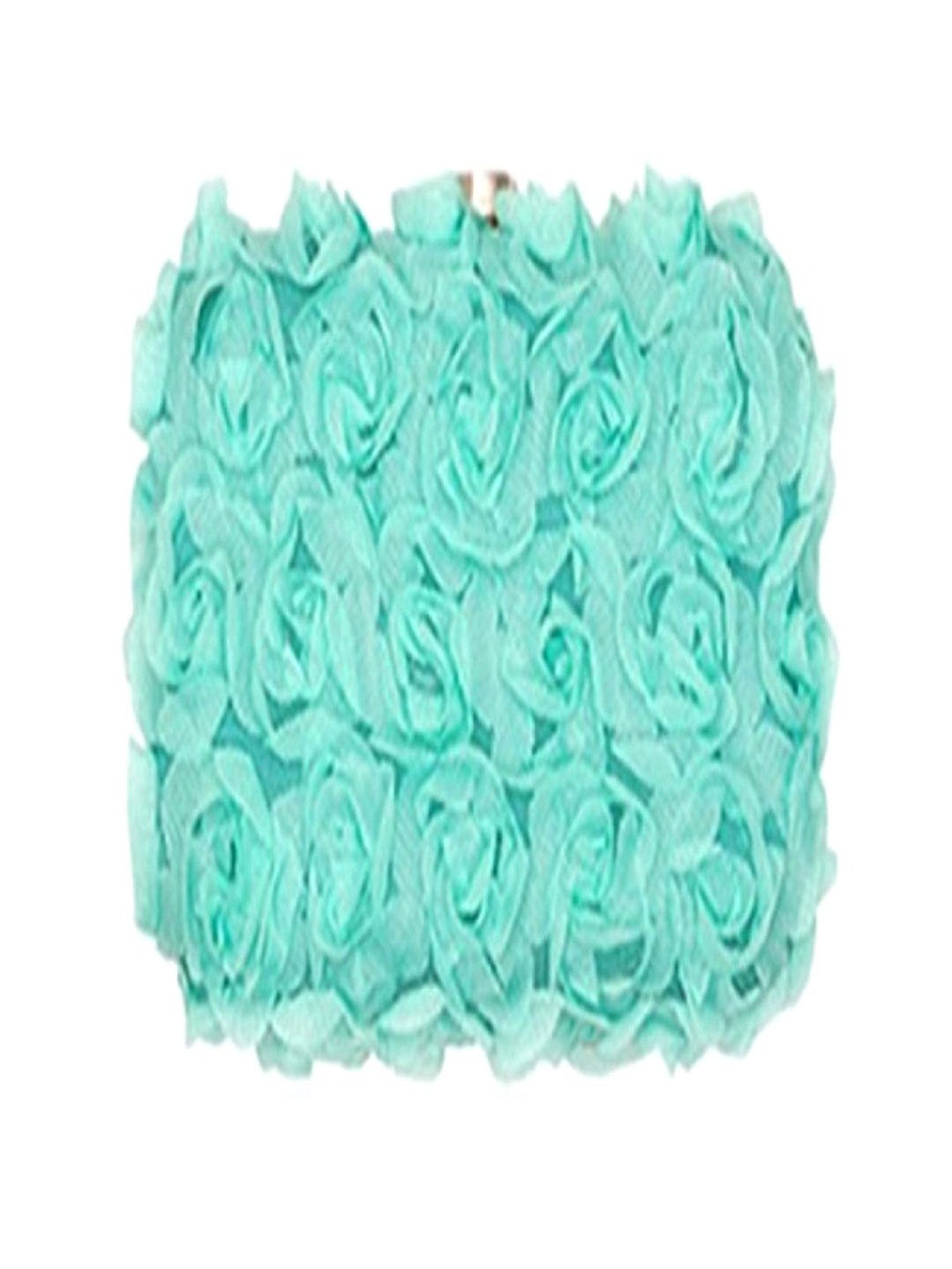 Tarini Nirula Turquoise Silk Minaudiere Clutch