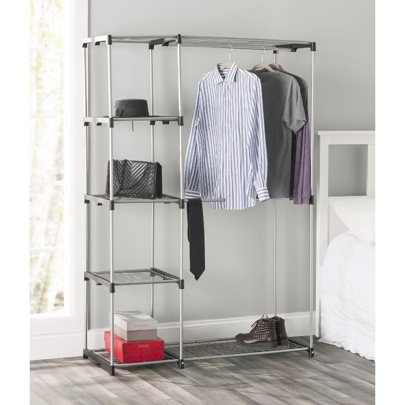 Home Basics Storage Closet with Shelving