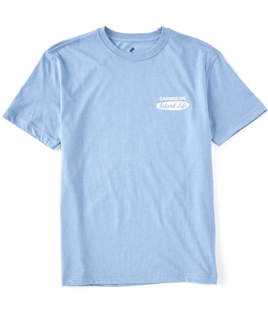 Caribbean Island Life Short-Sleeve Screen Print Tee
