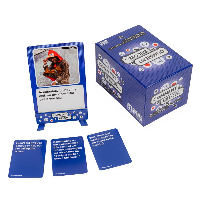 Comment Below Adult Party Game by What Do You Meme?