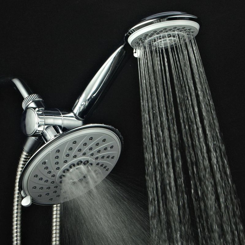 Aqua Dance 3 Way Rainfall Combo Showerhead Chrome - HoteSpa
