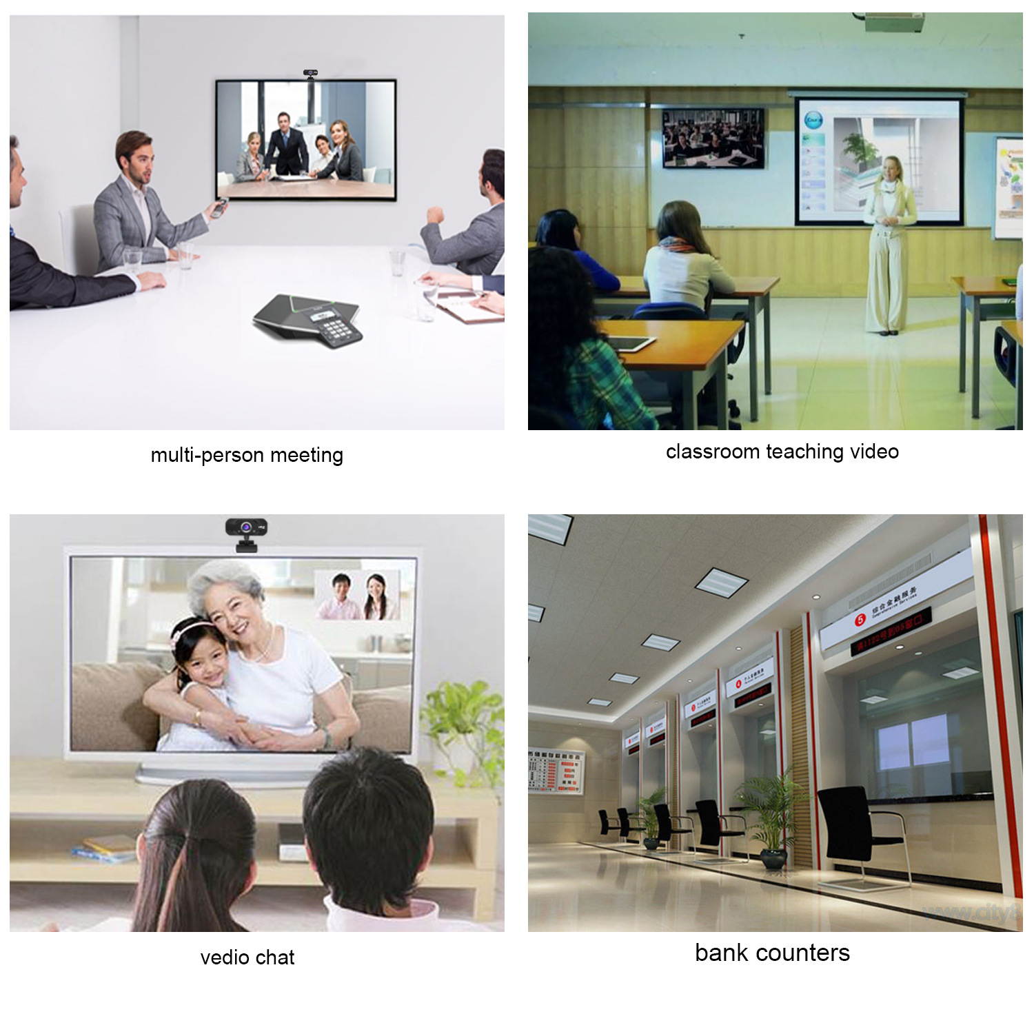 US inventory S50 HD 1080P Webcam Video Calling 30fps Stand Camera with Mic for Meeting Live