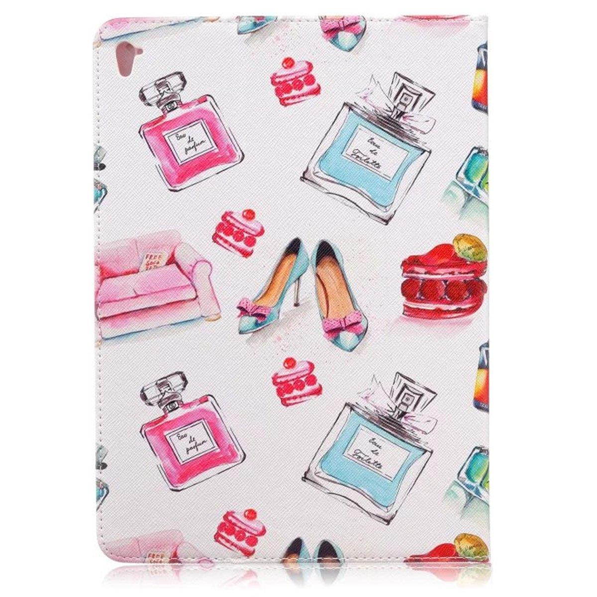 iPad Pro 9.7 Case, Newshine Premium Synthetic Leather Stand Case Cover with [Card Solts] for Apple iPad Pro 9.7 inch 2016 Release Table (Perfume)