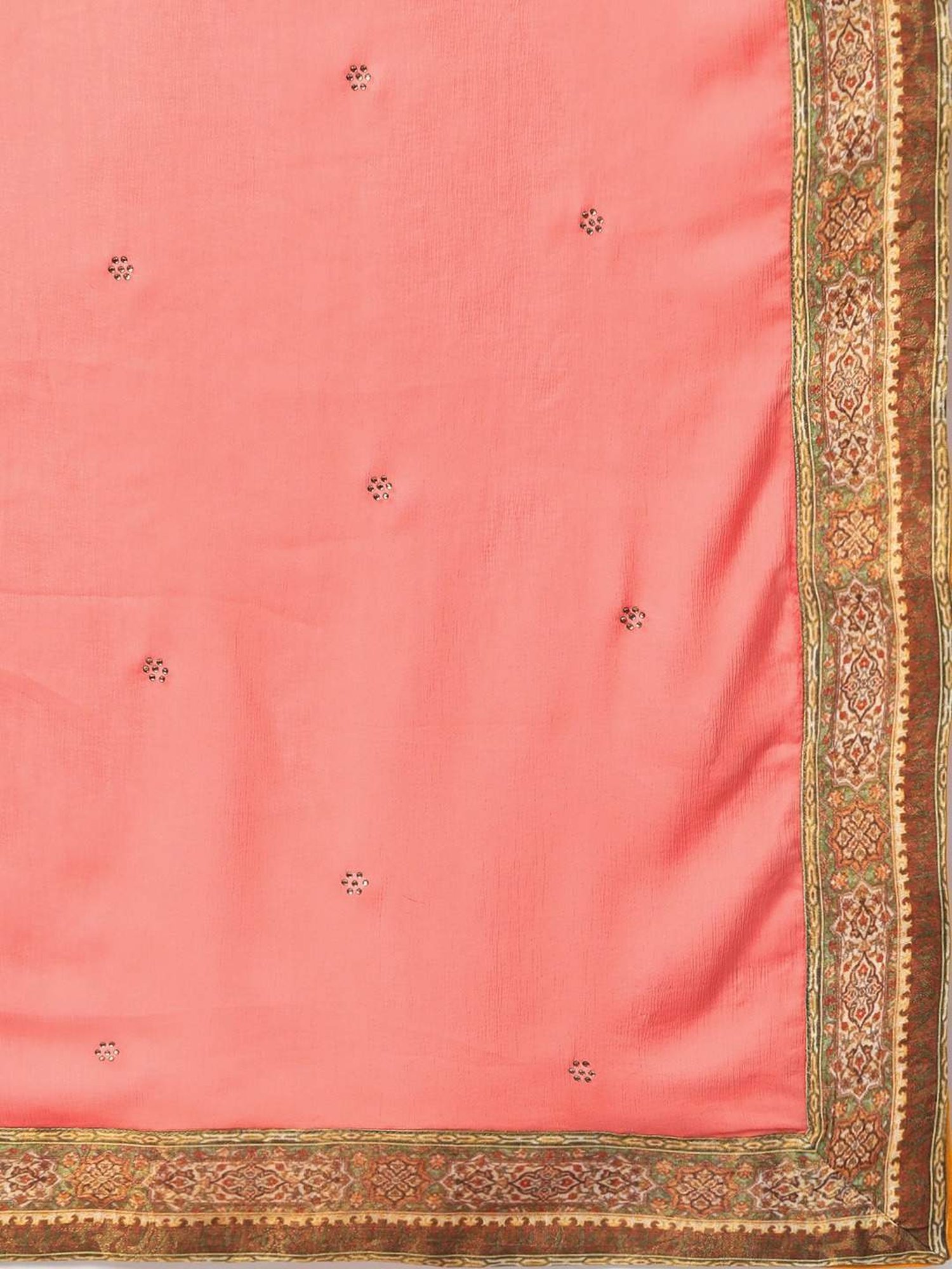 studiorasa Purple Hand Block Print Lehenga Set