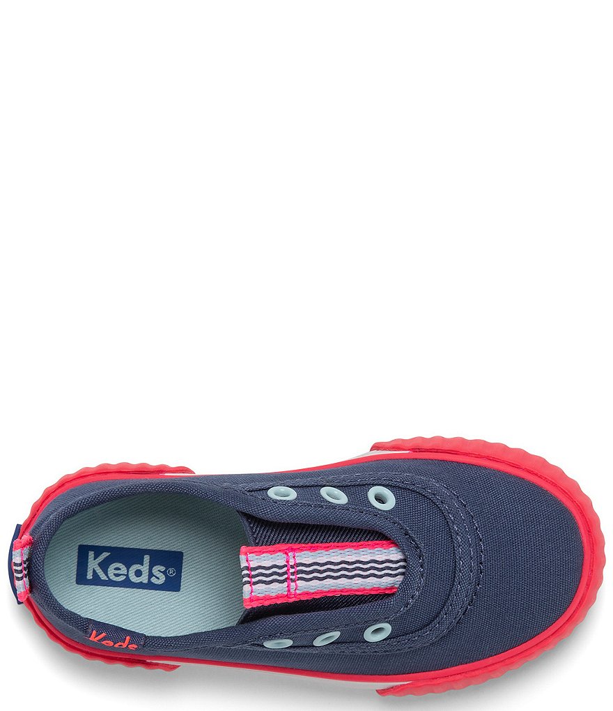 Keds Girls' Topkick Washable Canvas Slip-On Sneakers (Infant)