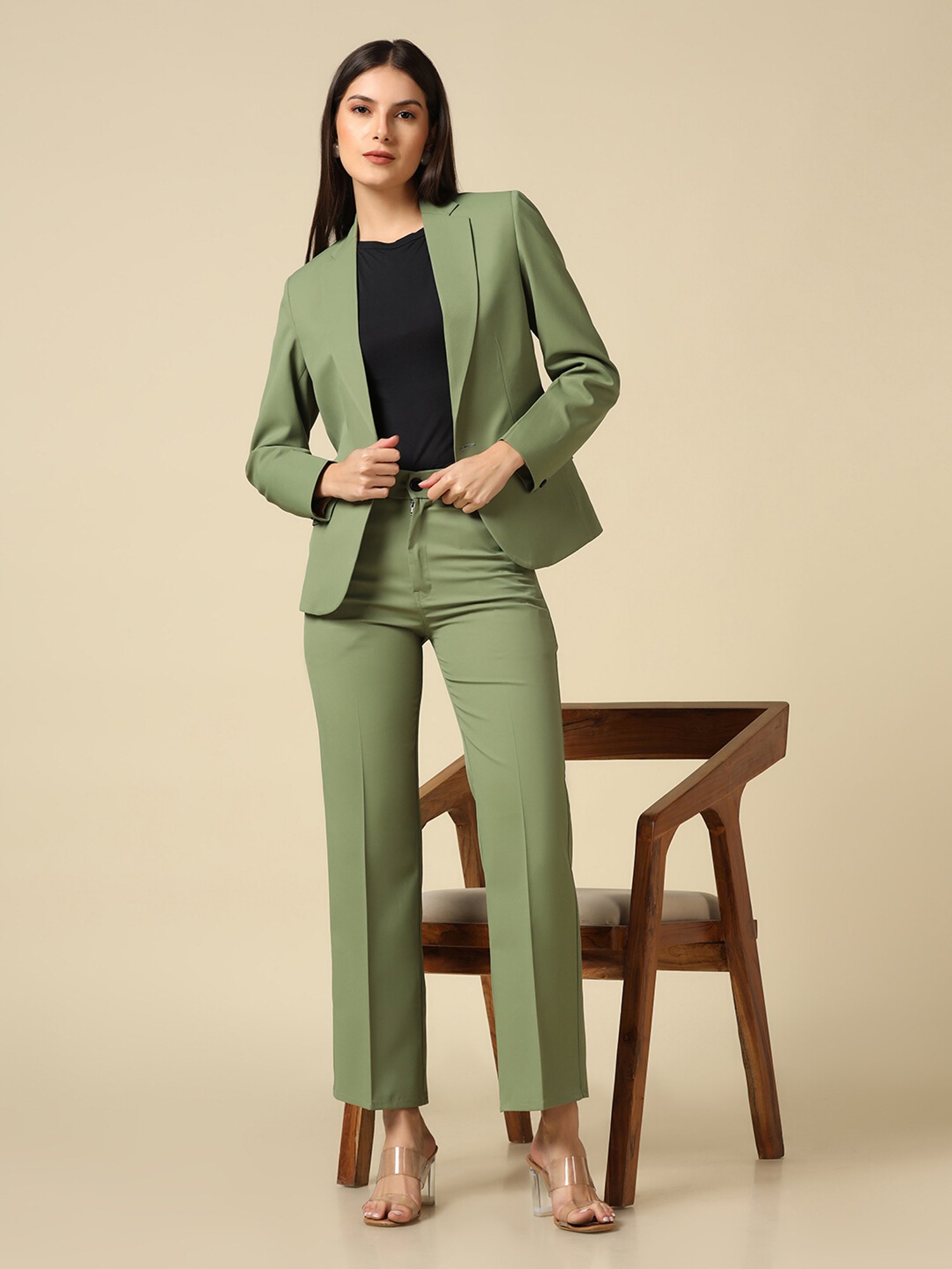 TAHVO Leaf Green Blazer