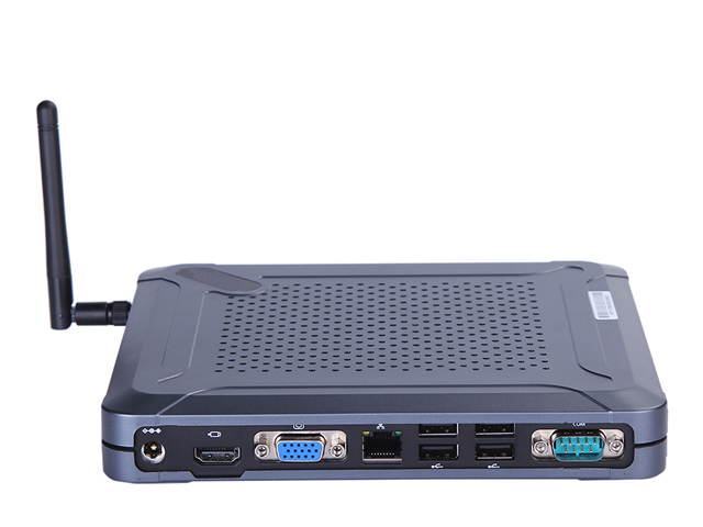 Mini PC,Desktop Computer,Intel Core I7 3537U,with Windows 10 Pro/Linux Ubuntu support,(Black),[HUNSN BH06],[COM/VGA/HDMI/LAN/ 8*USB2.0/ With Cooling fan],(4G RAM/64G SSD/500G HDD)