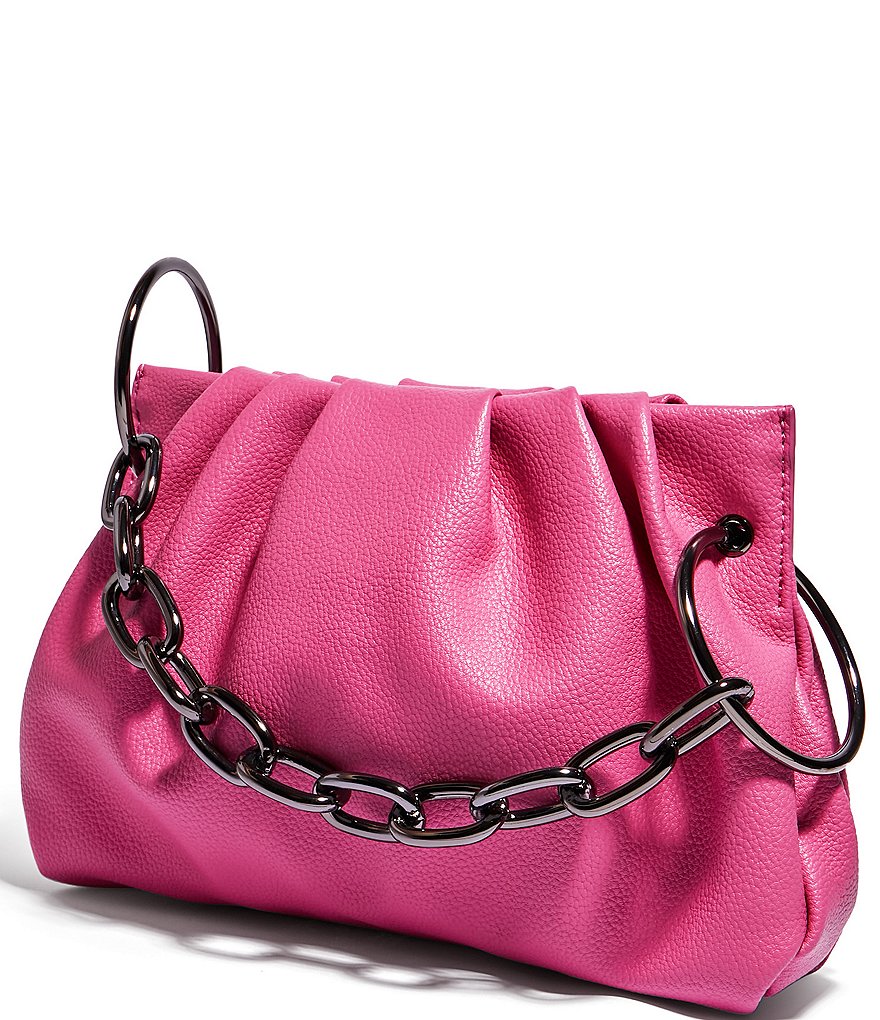 House of Want Chill Vegan Leather Chain Strap Framed Clutch Bag