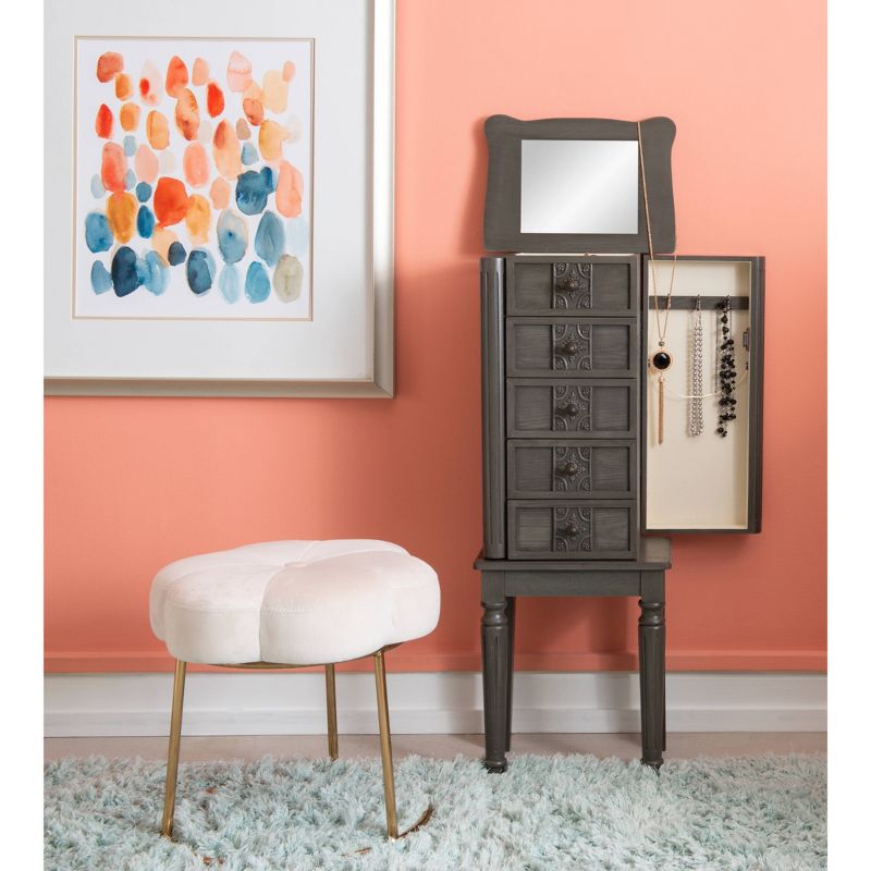 Tallow Jewelry Armoire Gray - Powell Company