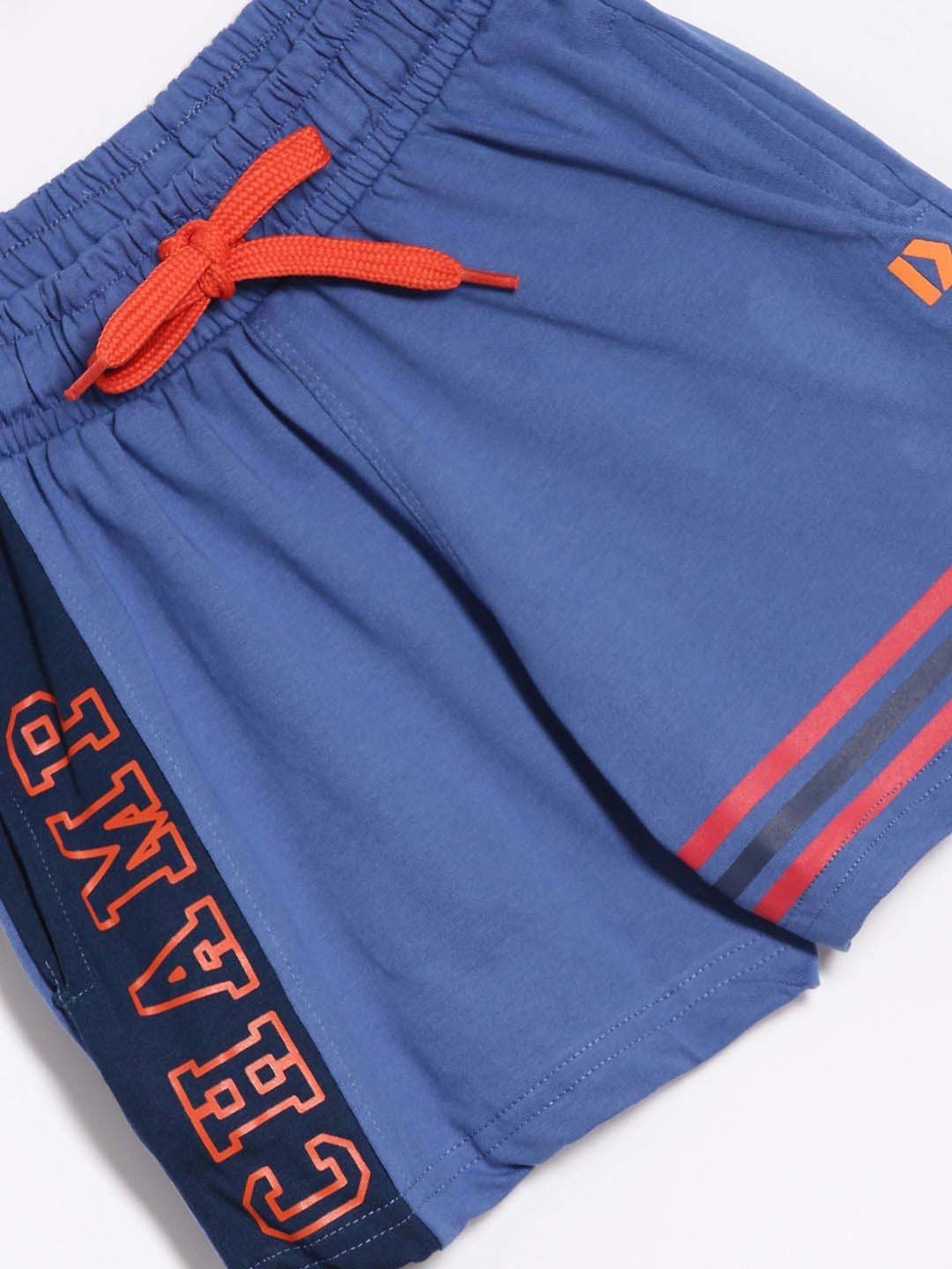 Dixcy Scott Originals Kids Blue & Red Cotton Printed Shorts