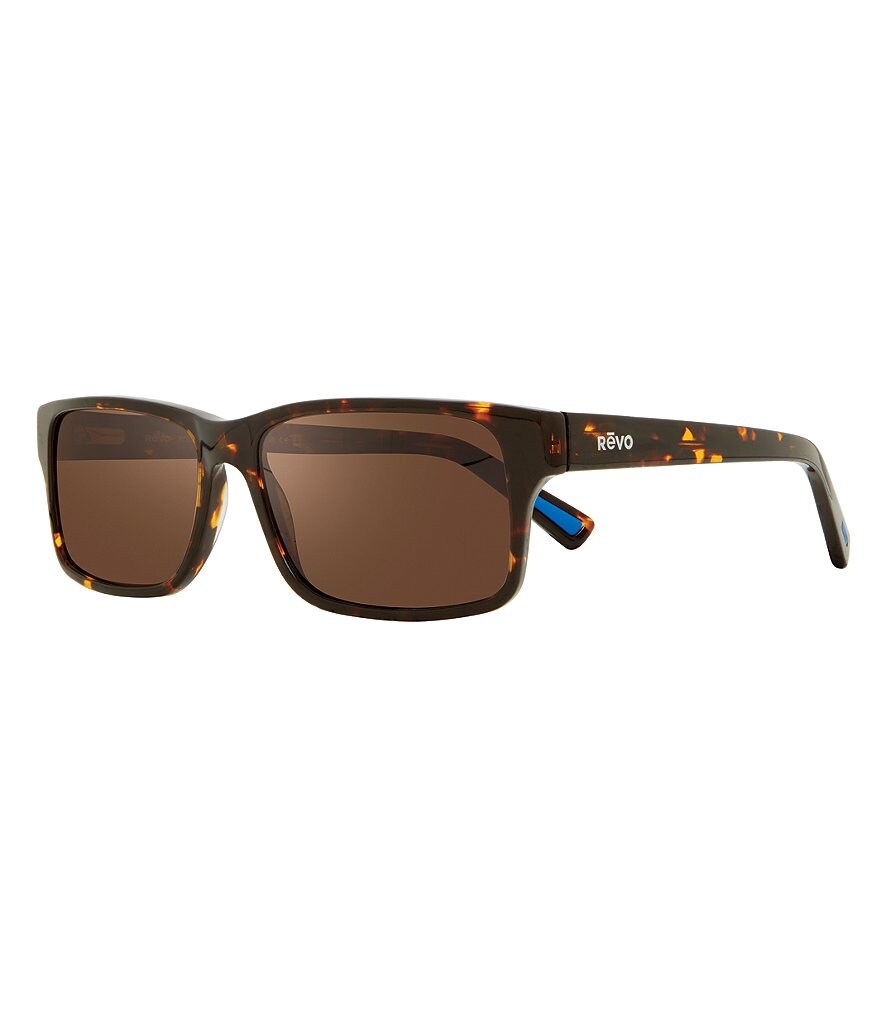 Revo Finley Rectangular Polarized 57mm Sunglasses