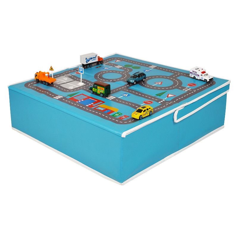 Fun2Give Pop-it-Up Garage with Road Playmat and Storage