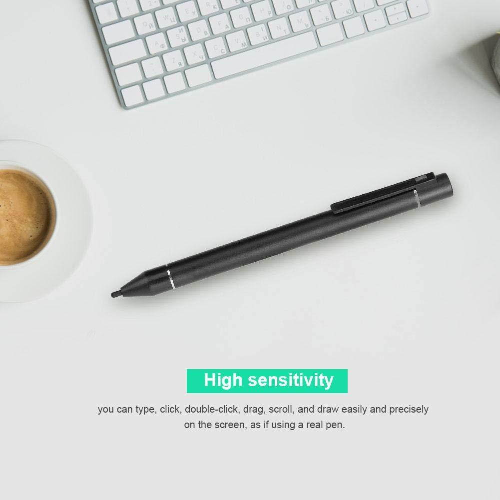 fosa High Sensitivity YM Black Stylus Pen, Active Capacitive Touch Screen Rechargeable Stylus Pen for iOS/Android/Samsung Galaxy/Microsoft Device and Other Touch Screen Devices