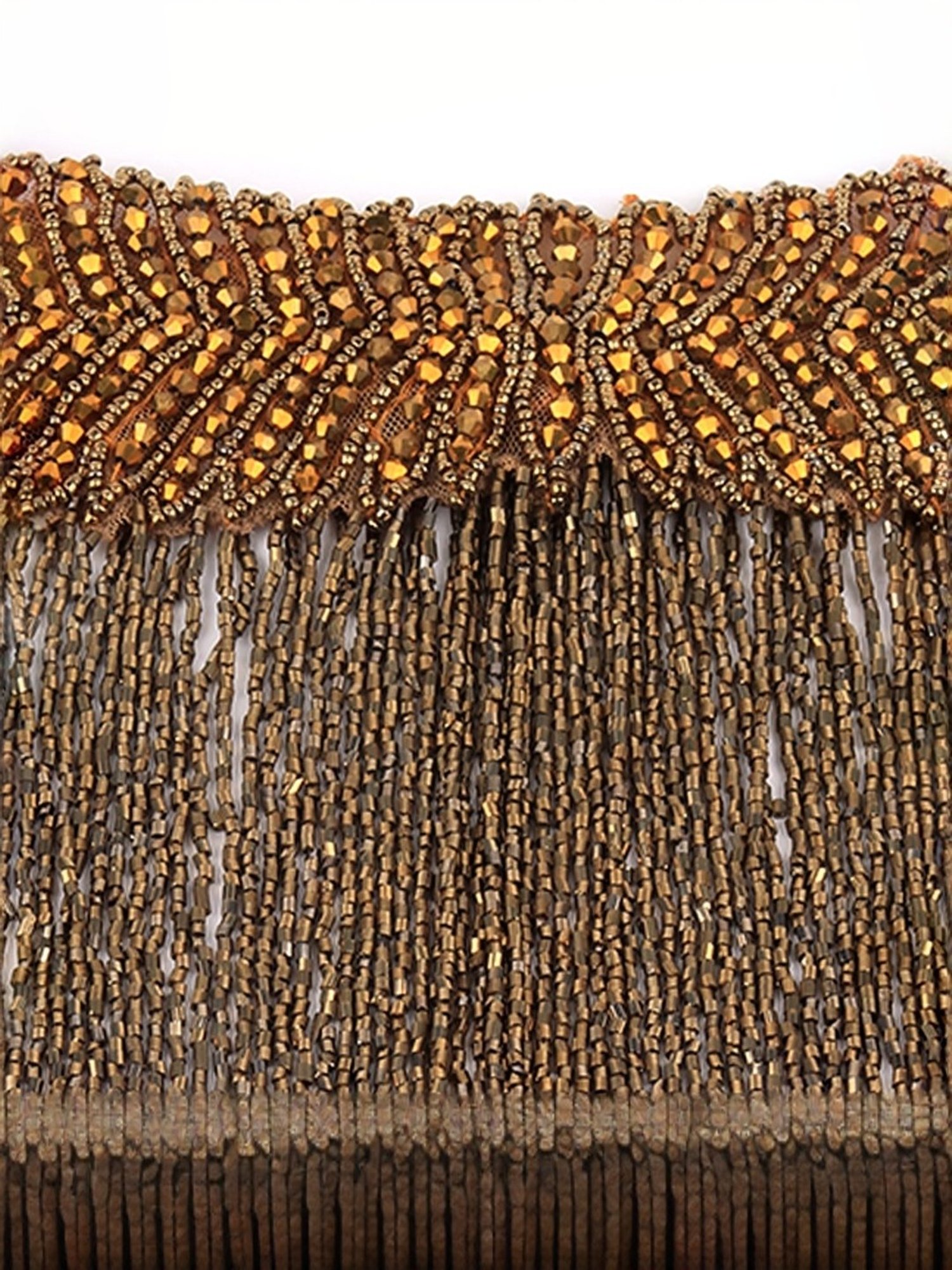 Odette Golden Embellished Fancy Cape