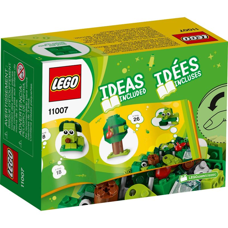 LEGO Classic Creative Green Bricks Kids' Building Toy Starter Set 11007