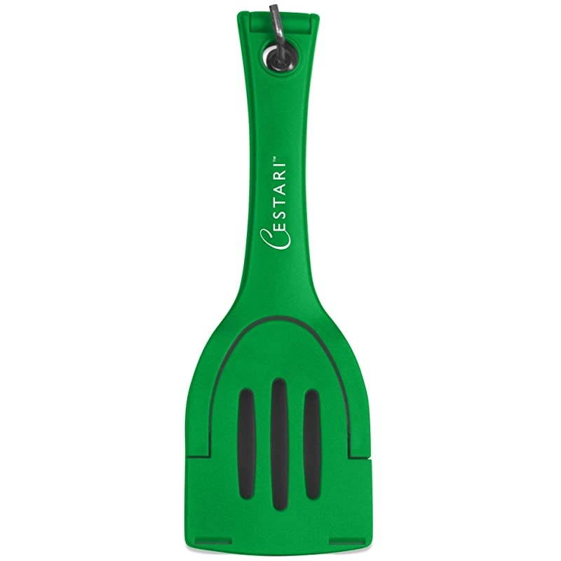 Holder Stand for Smartphones and Tablets, Keep Your Phone, Kindle, or iPad Convenient While Cooking - Original Kitchen Gadget Phone and Tablet Stand (Jade Green)