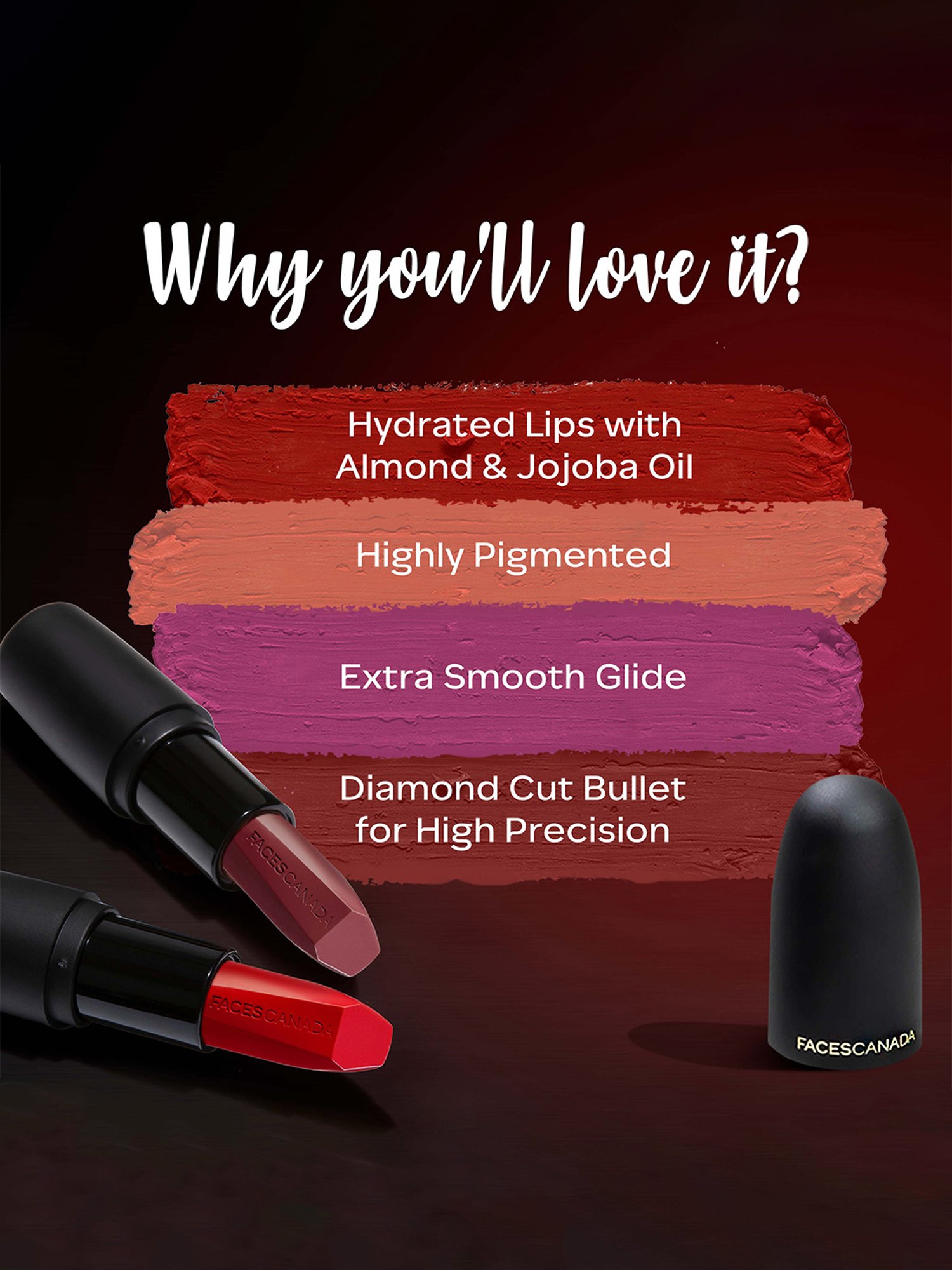 Faces Canada Lip Combo - Buff Nude and Peach Candy