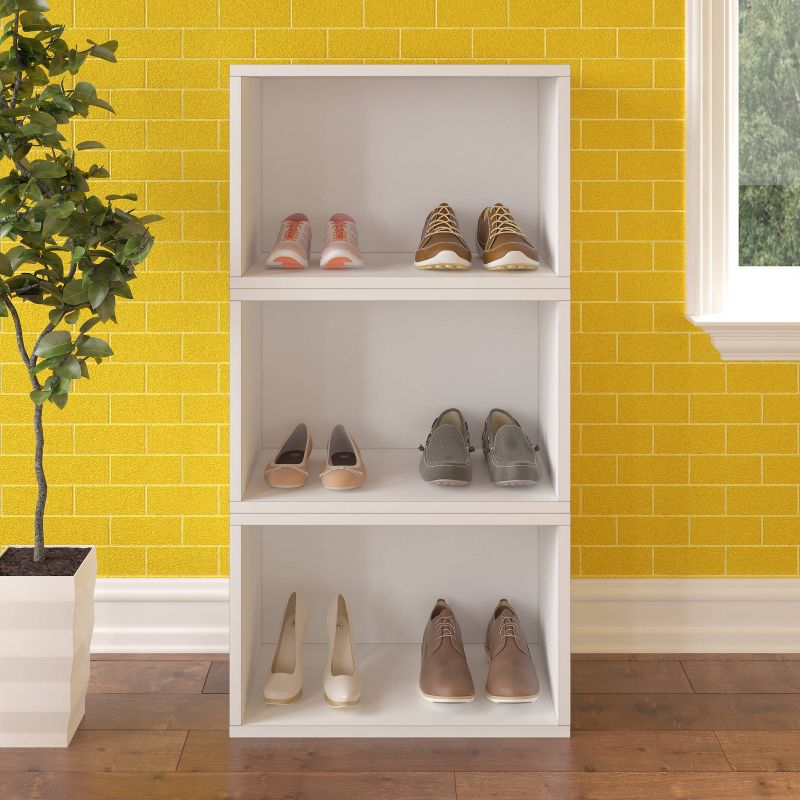 IRIS Tachi Series Modular Wood Stacking Storage Drawer Box Cabinet Cube, Gray