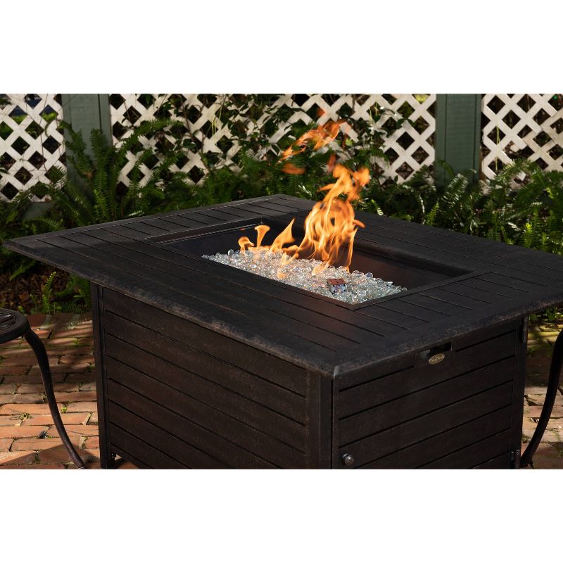 Longmont Aluminum Rectangle Fire Pit - Fire Sense