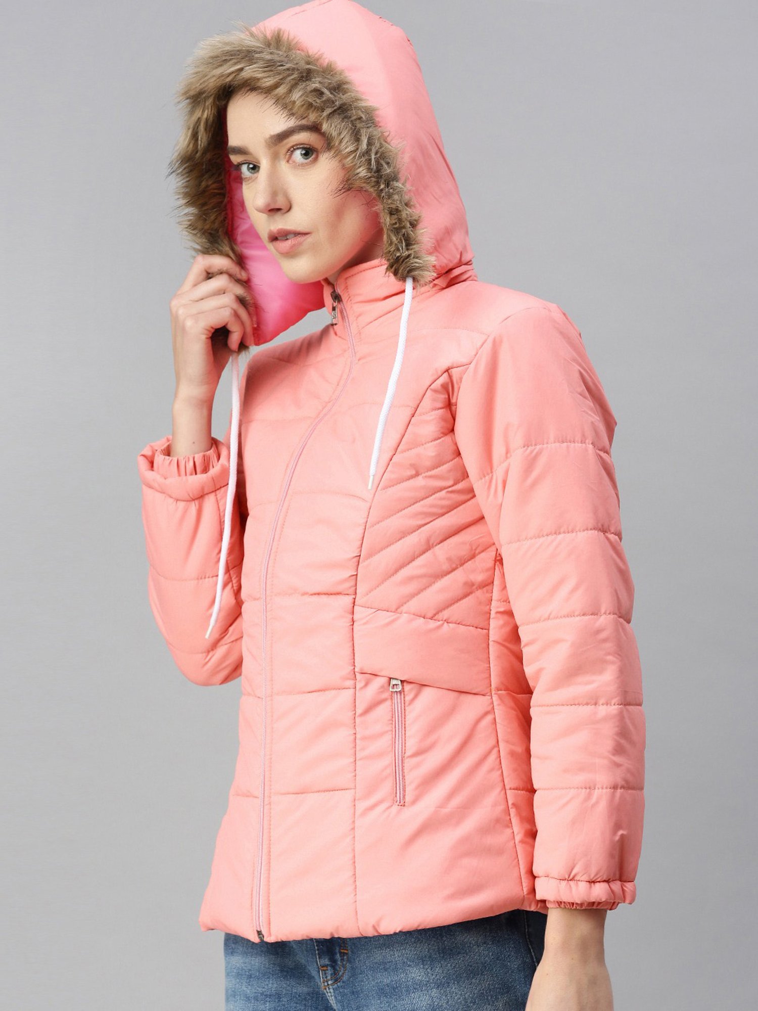 VOXATI Orange Regular Fit Jacket