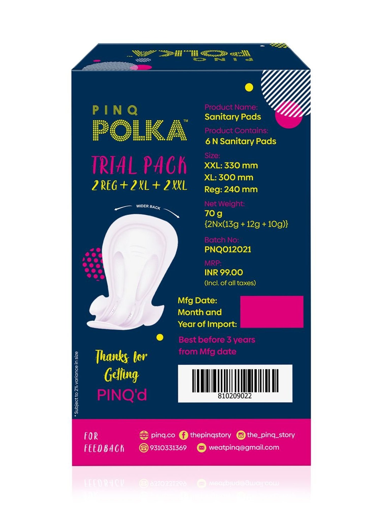 CARMESI Sensitive - 30 Pads - 30 XXL