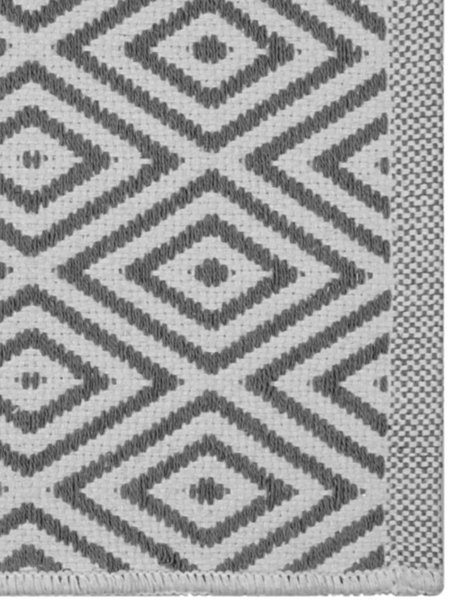 Saral Home Grey Cotton Rug - Set of 1