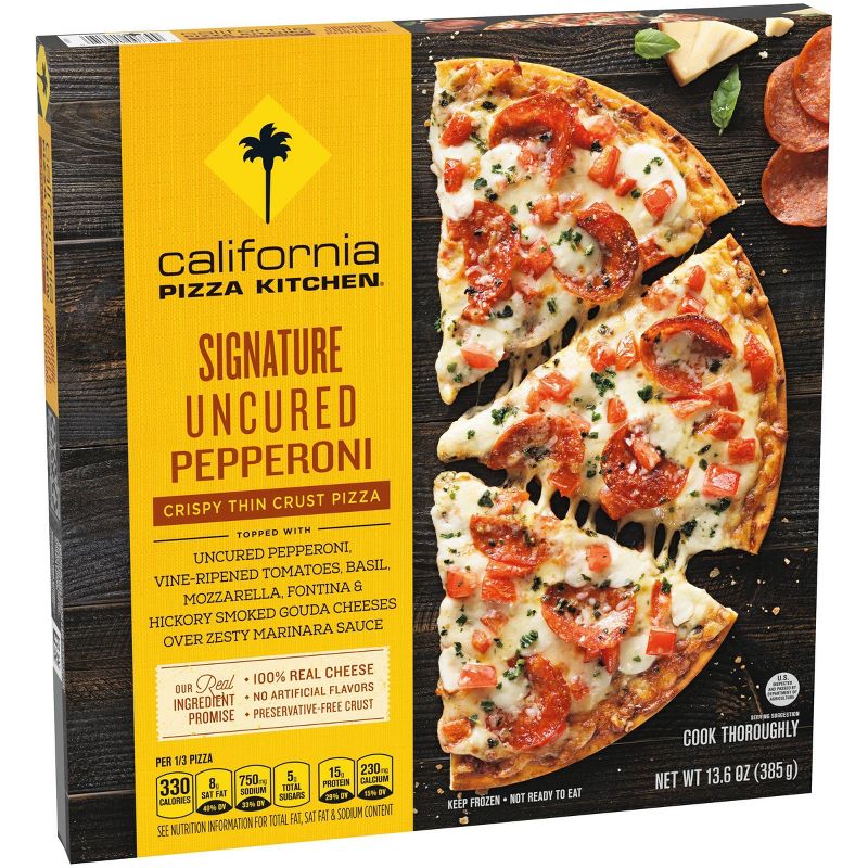 California Pizza Kitchen Crispy Thin Crust Signature Pepperoni Frozen Pizza - 13.6oz