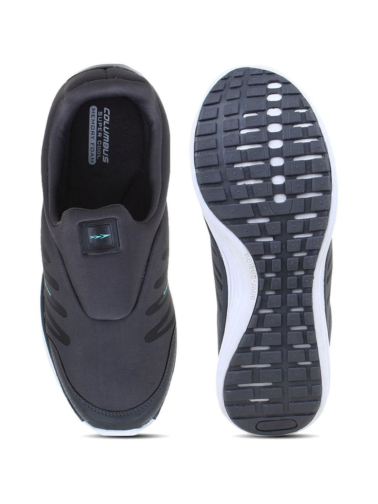 Columbus Men's Grey Walking Shoes