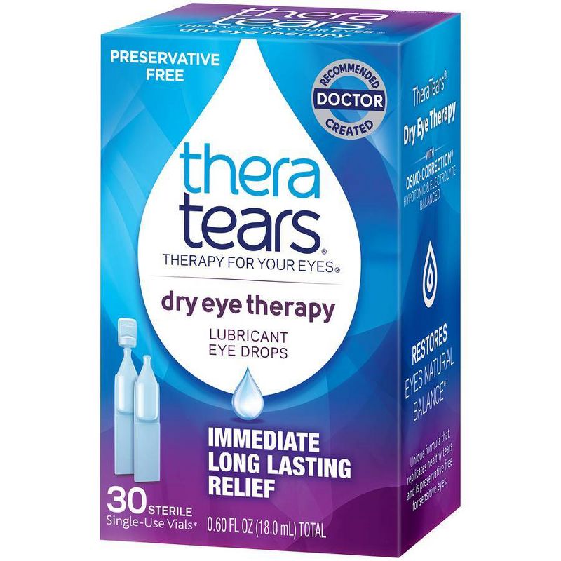 TheraTears Single Use Lubricant Eye Drops - 30ct