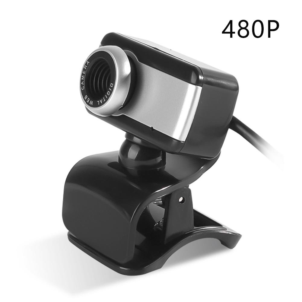 USB Webcam Rotate Camera HD WebCam With Microphone Clip for PC Laptop Notebook Computer