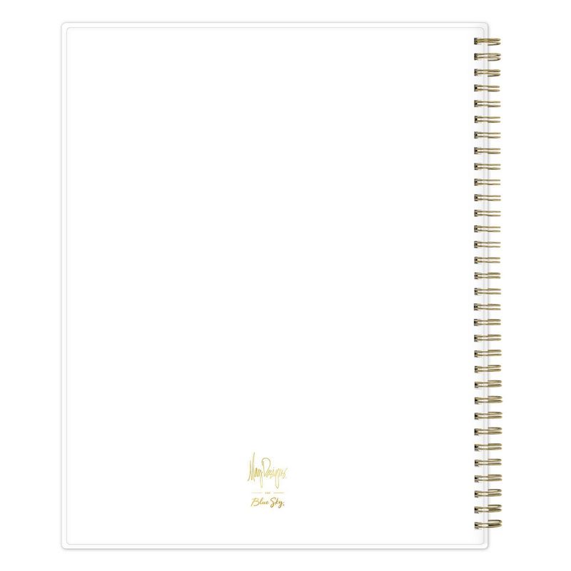 2021-22 Academic Planner 8.5" x 11" Flexible Cover Weekly/Monthly Wirebound Rose - The Home Edit