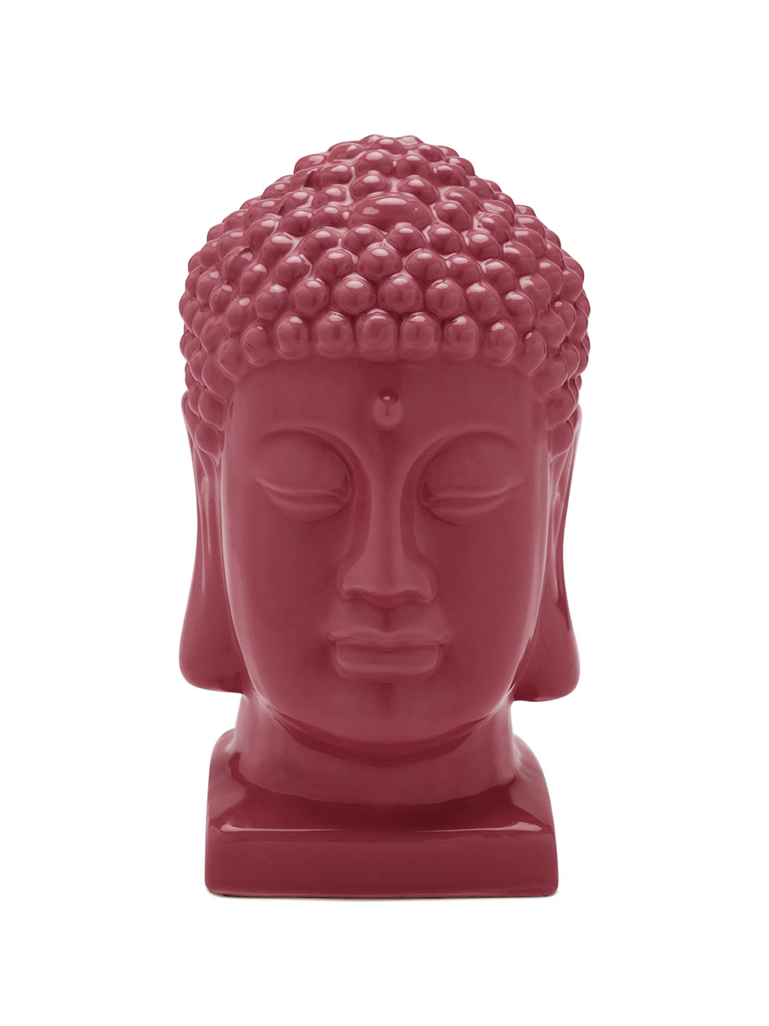 Pure Home and Living Red Ceramic Textured Sculptures and Figurines