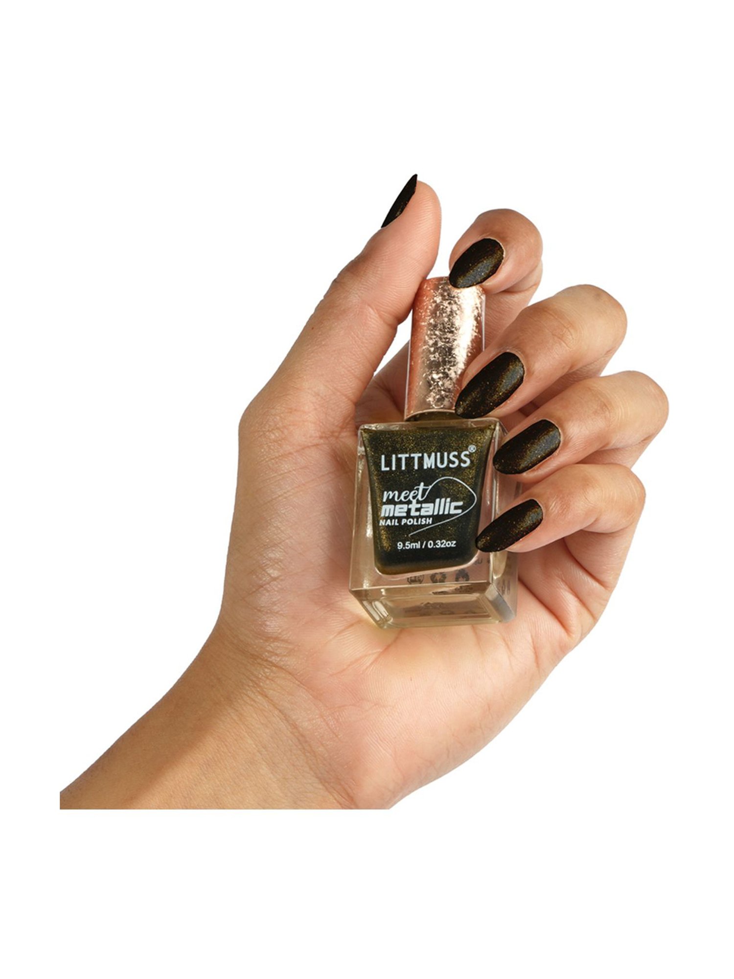 Littmuss Meet Metallic Nail Polish Oxidized Gold 064 - 9.5 ml