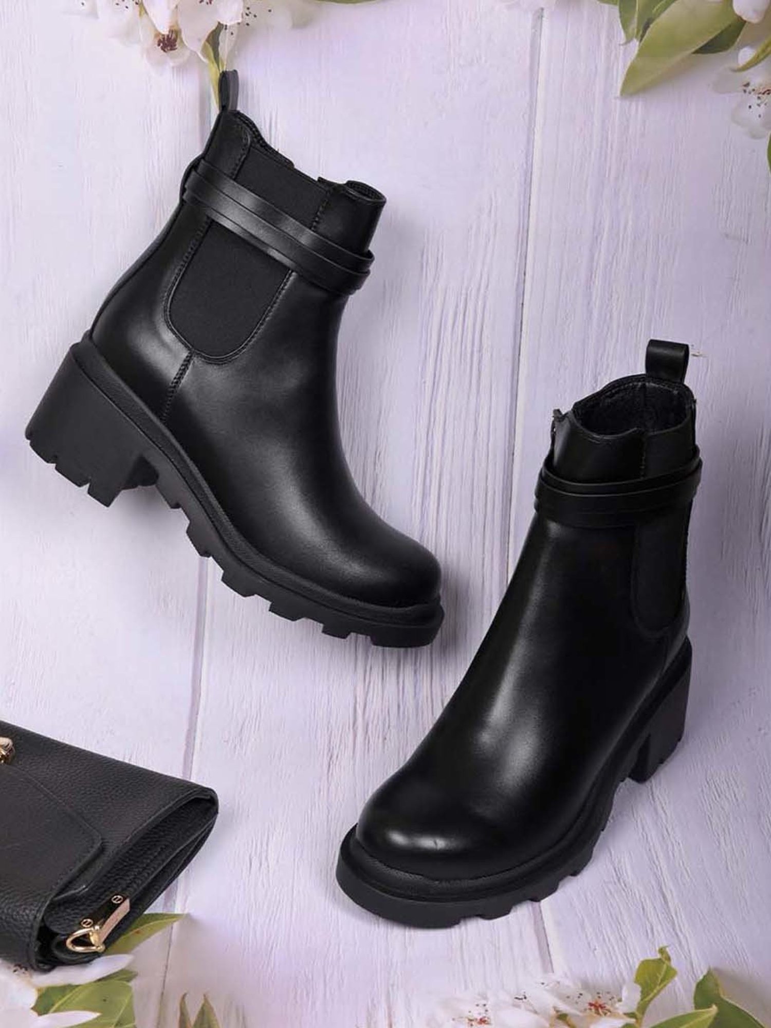 Ronnie Grey Women's Black Casual Boots