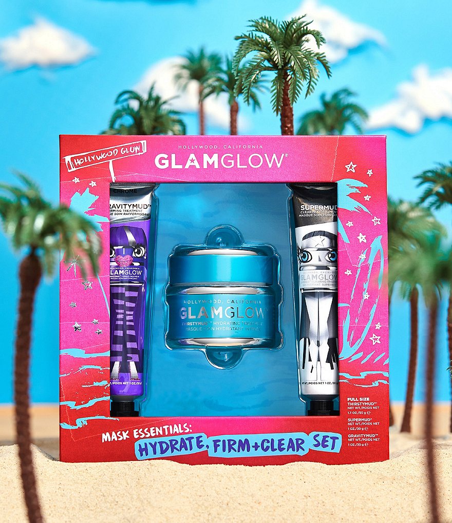 GlamGlow Face Mask Essentials: Hydrate, Firm & Clear Treatment