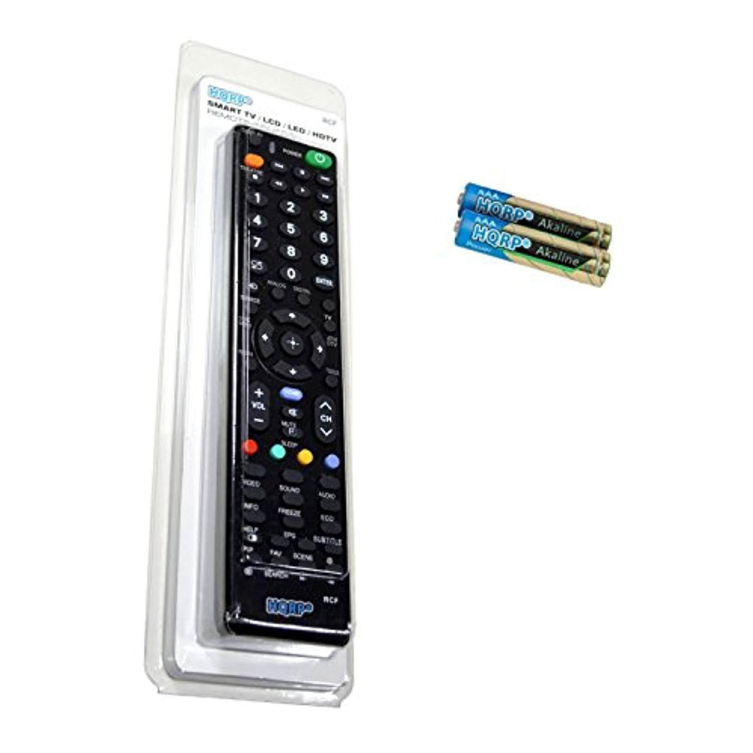 hqrp remote control for sony kdl-37m4000 kdl-37n4000 kdl-37nl140 kdl-37xbr6 kdl-40bx420 kdl-40bx421 lcd led hd tv smart 1080p 3