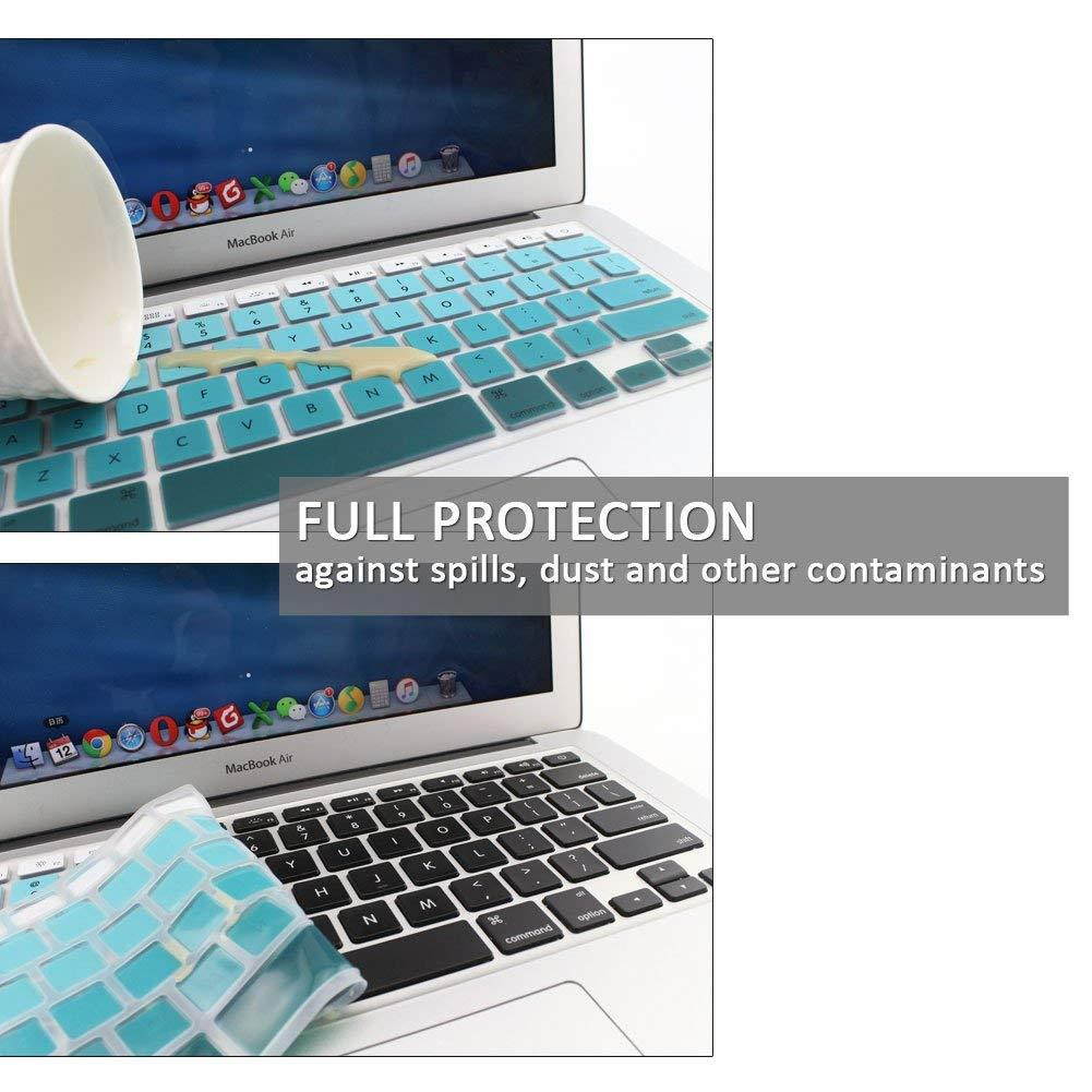 All-inside Green Ombre Color Keyboard Skin for MacBook Pro 13" 15" 17" (with or without Retina Display) / MacBoook Air 13"
