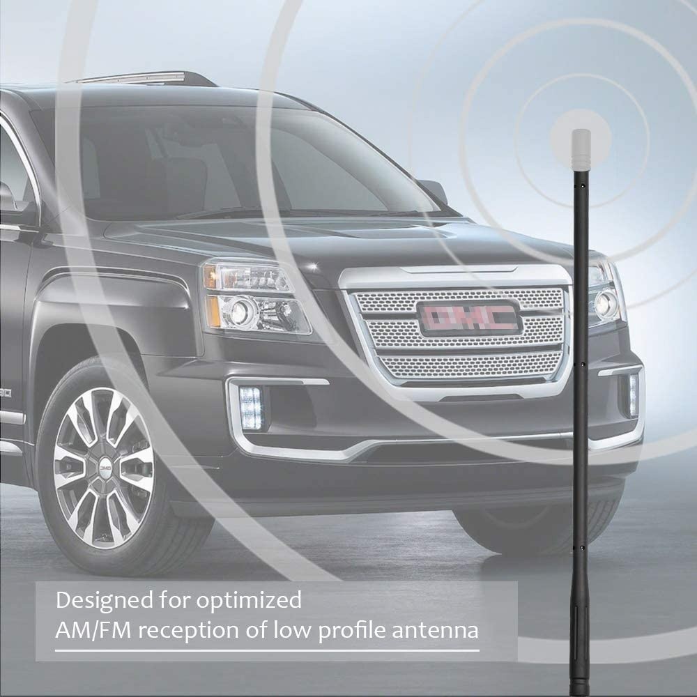 ASOOLL 13 inch Copper Radio Antenna for GMC Sierra Savana Chevy Silverado Suburban1500 2500 3500 2500 HD 3500 HD Easy-to-Replace Antenna Accessories